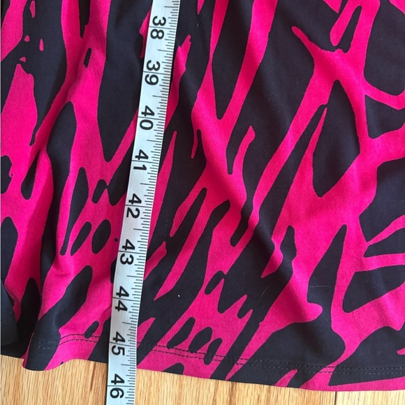 Kasper V-Neck pink and black sleeveless dress size Large - Picture 10 of 10